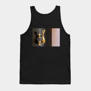 Brass vintage knocker as dolphin Tank Top